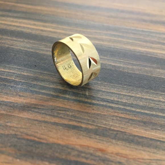 BUNDLE BONUS: Gold and Silver Costume Rings | US 5 to 5.5 | Fair to Good - Picture 6 of 9